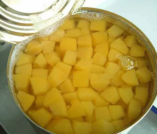 China Hot Sale Fruits Product Canned Yellow Peach 800g 420g OEM
