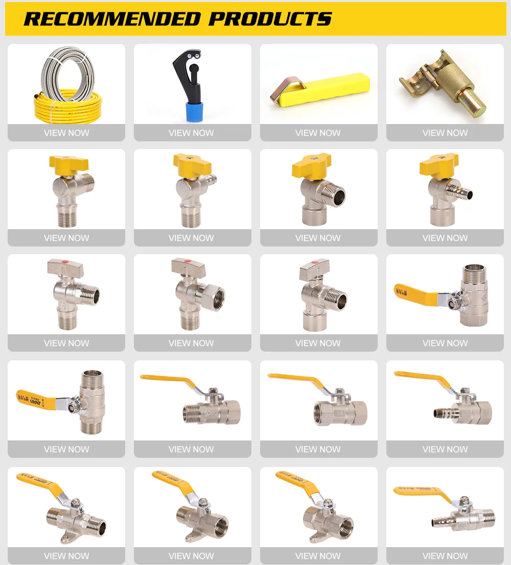 Male Threads Rotary Swivel Angle Valve Brass Angle Stop Ball Valve With Alloy Handle