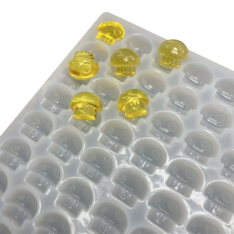 platinum silicone mold mushroom coins and other shapes candy chocolate mold gummy molds