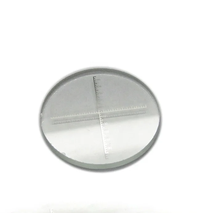 High precision custom  optical  glass microscope binocuars reticle