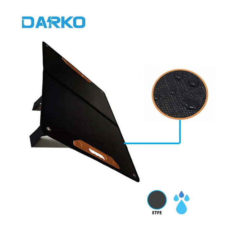 80 Watts Solar Panel Monocrystalline Work for RV Camping Home Boat Off-Grid Portable Solar Panel