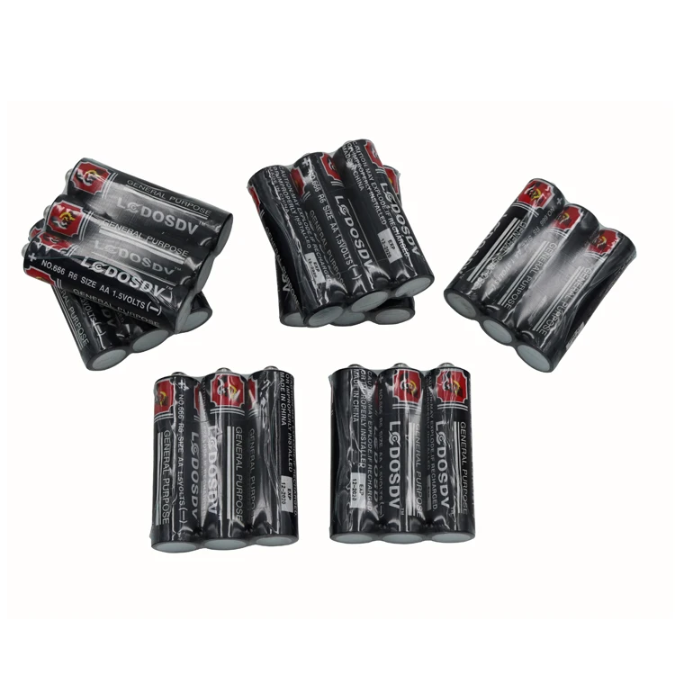 Dry Battery 1.5V AA for Remote Control Electronic Toys Primary Nonrechargeable Zinc Manganese Carbon