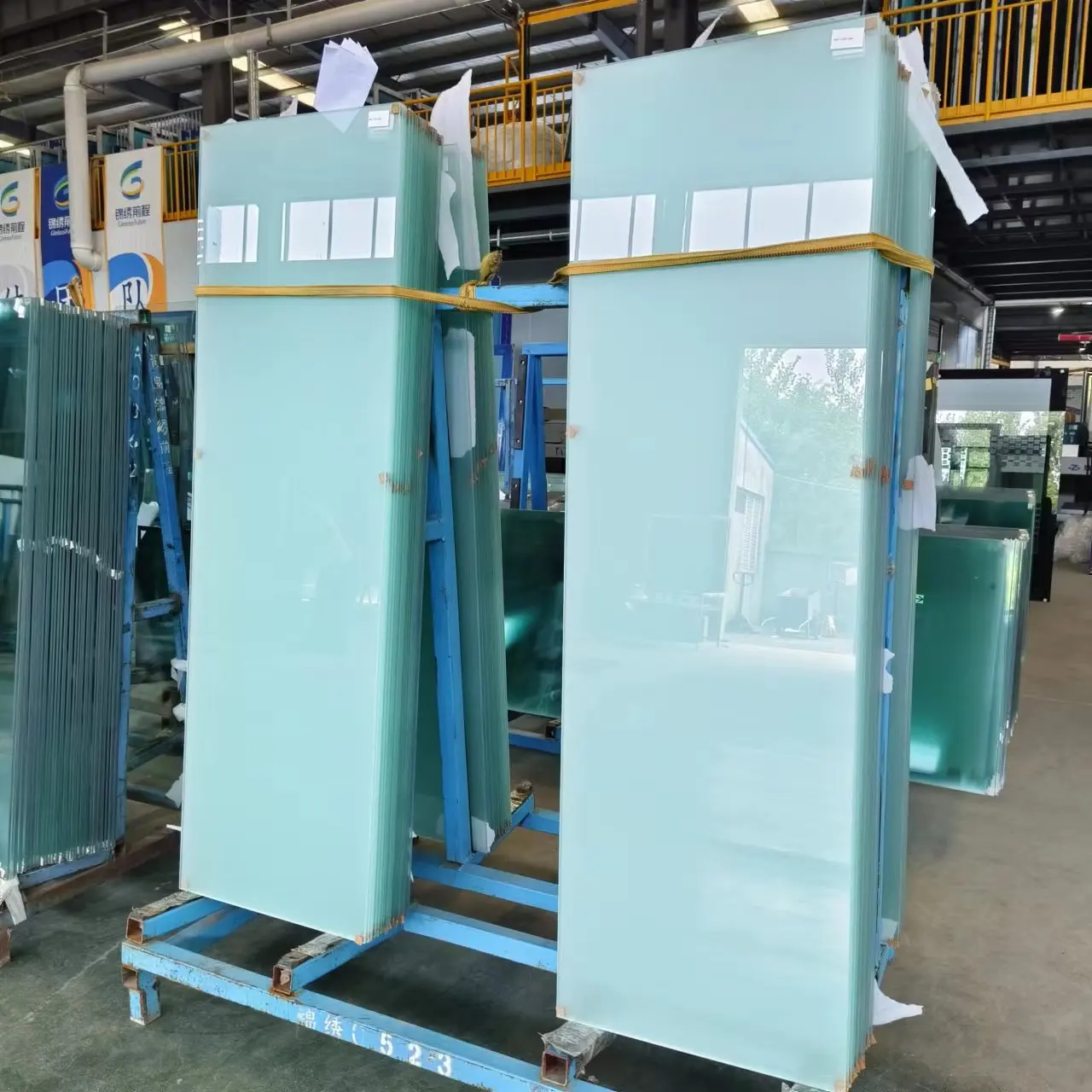 6mm Thick Frosted Acid Etched Chemical Sandblasting Tempered Glass For Interior Bathroom Shower Sliding Doors