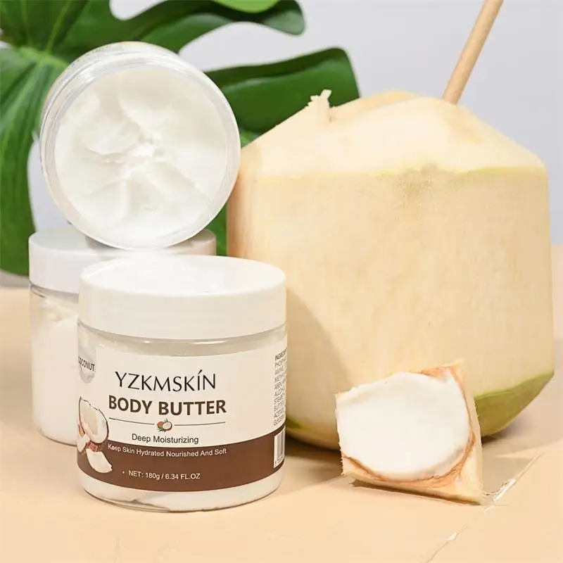 Private Label Vegan Custom Formula Natural Vanilla Moisturizing Shea Whipped Watermelon Cocoa Cream Rainbow Body Butter