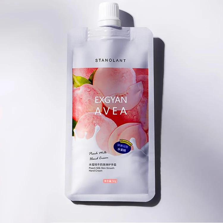EXGYAN juicy peach milk hand foot whitening  improve the hand lines cream for hand care