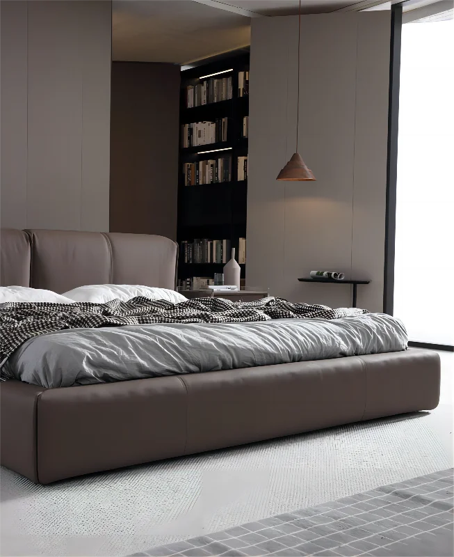 Home furniture customized Queen King size oak wood bed frame wide white kingsize princess castle bed