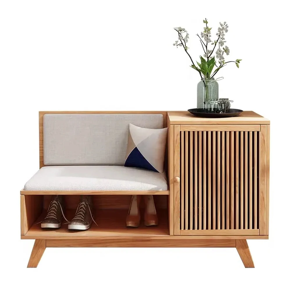 timber bamboo 2-tier shoe storage rack shelf storage bench with shoe rack bench with seat wooden shoe racks