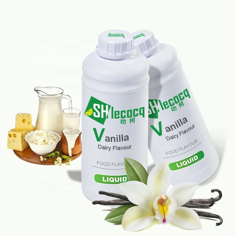 Vanilla food liquid flavouring essence flavour concentrate for dairy