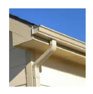 New Design Easy Installation Rainwater Villa Roof Vinyl Plastic Pvc Rain Gutters