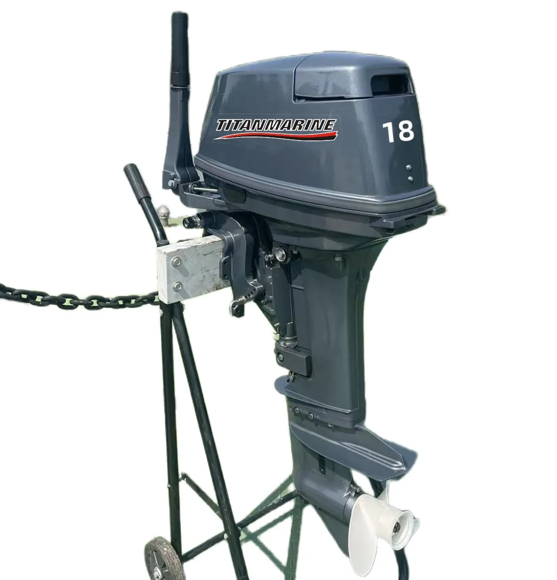 Seawalker  outboard motor marine engine 2 stroke 18hp boat  motor long  shaft  manual start for sale compatible with TOHATSU