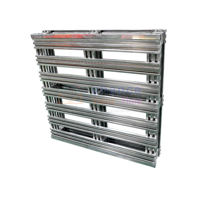 Durable warehouse stacking pallet heavy duty stainless steel hygienic Pallet for Food and transport