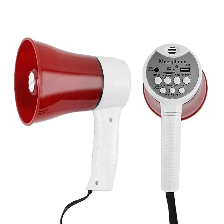 Portable 30W USB TF MUSIC MP3 RECORDING CHEAP RECHARGEABLE MEGAPHONE PRICE