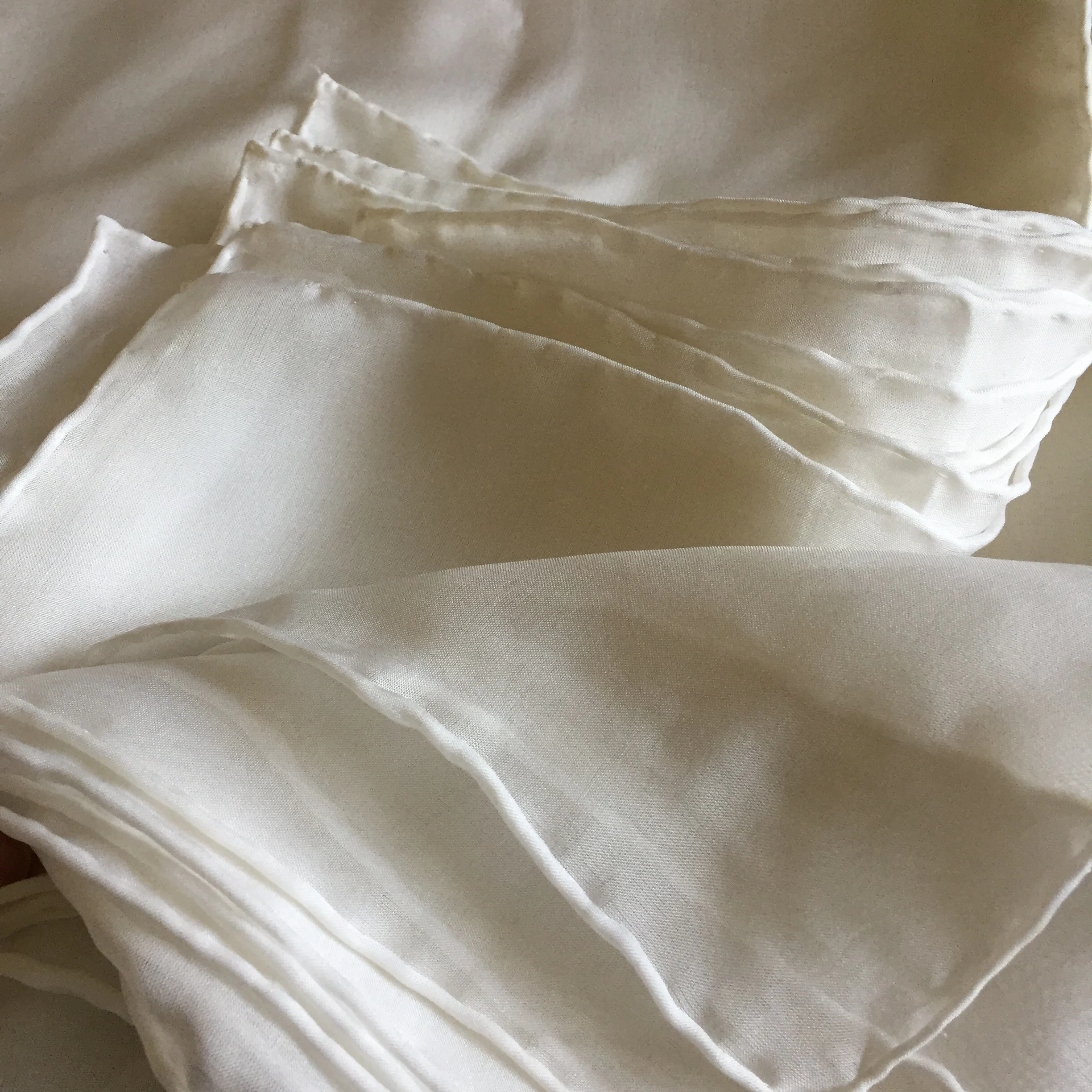 Super September Habotai 8mm 100% silk white habotai cheap price scarf plain Factory Sell Direct