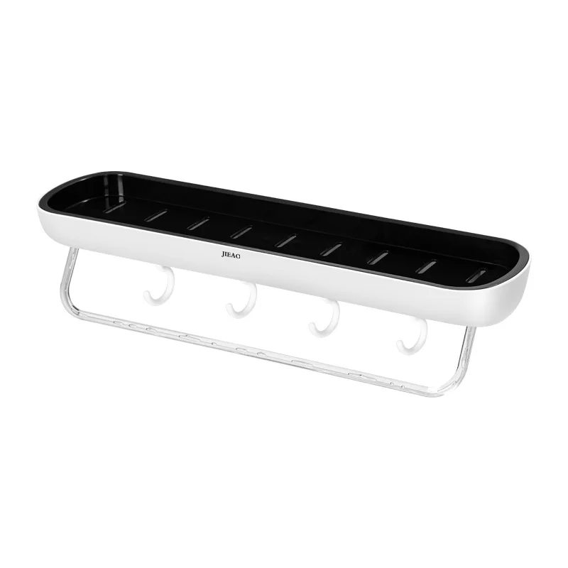 Wall hanging router storage shelf TV set-top box storage shelf free punching Toilet counter storage rack