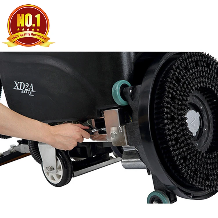 Machinery sweeper cleaner cleaning machine equipment industrial electric walk behind  auto floor scrubber dryer