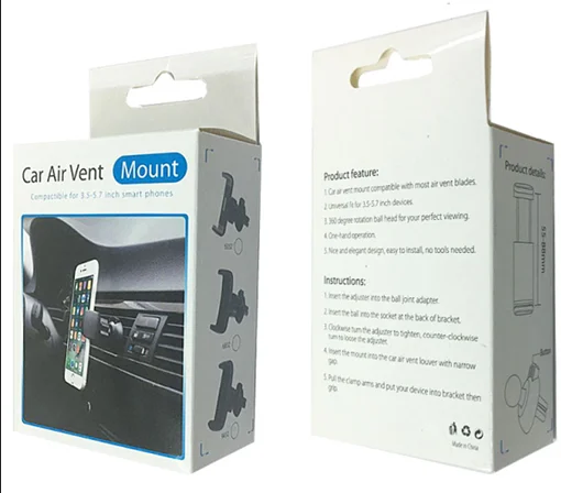 
Air outlet bracket clip mobile phone stand air vent gravity car holder 