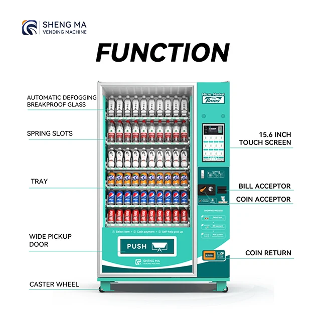 Adjustable Temperature Intelligent Control Flower Vending Machine Automatic for Medical Establishment