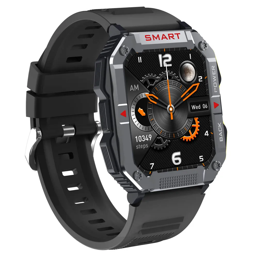 2023 Water Dust Shock Proof Custom Logo Men Women Smartwatch Sport Android iOS Fashion Smart Watch