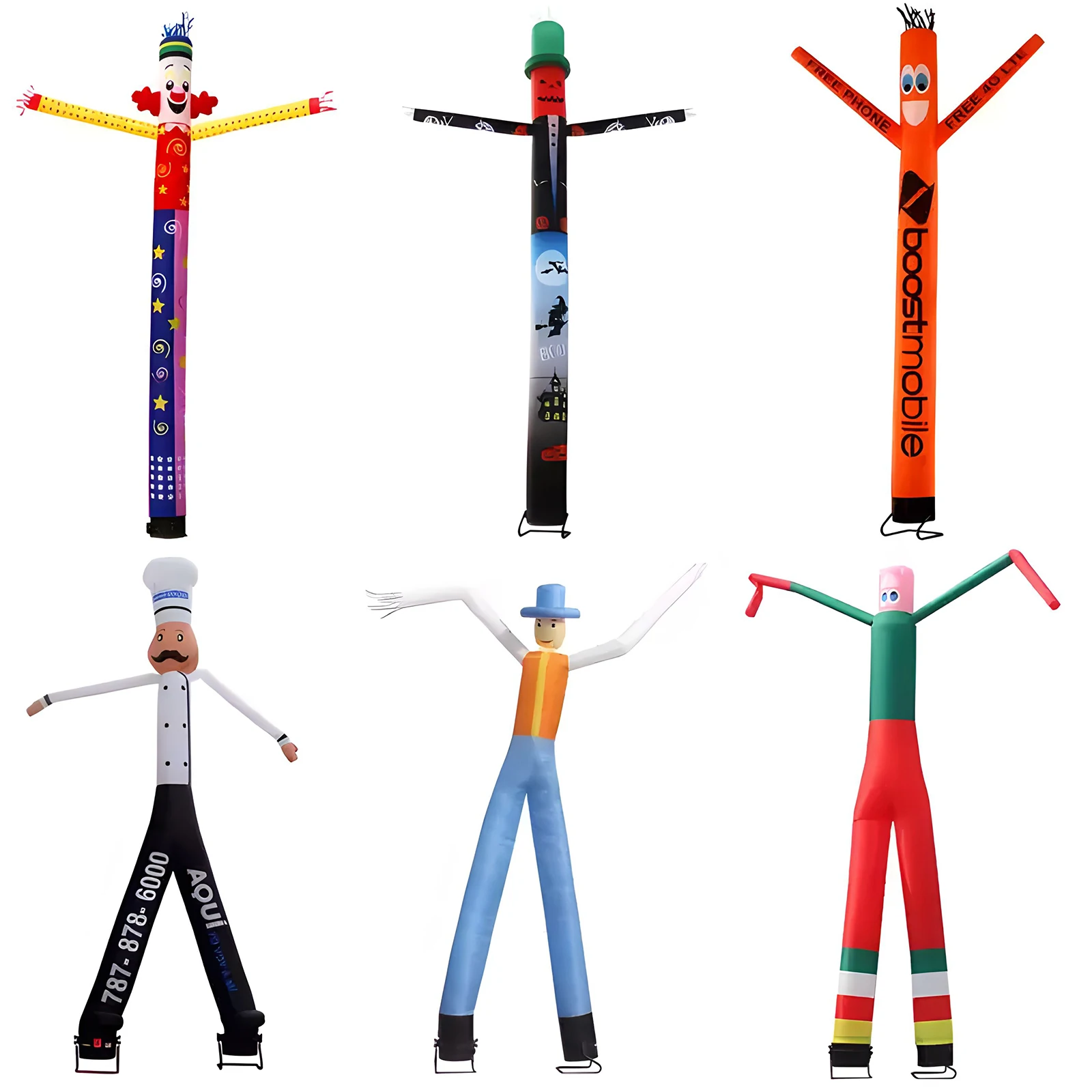 Wholesale Custom Print Inflatable Tube Wave Man Dancing Advertising Sky Air Inflatable Dancer Suppliers