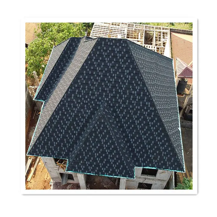 stone coated metal roof tile aluminum zinc sheet for roof Building Material Easy to Install small piece roof tile