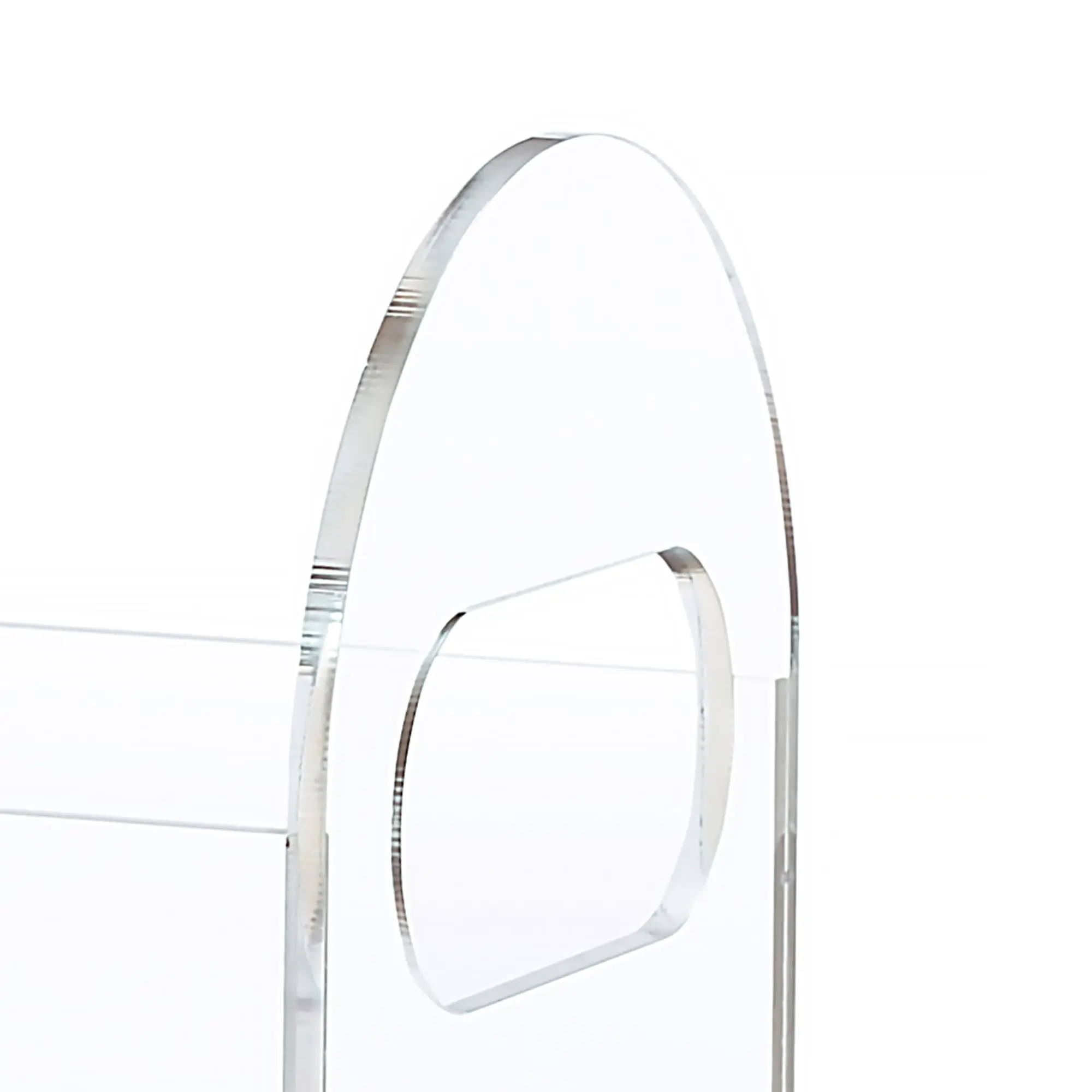 Factory Wholesale Custom Acrylic Book Magazine Display Rack Magazine Organizer For Home And Office Clear Acrylic Magazine Holder