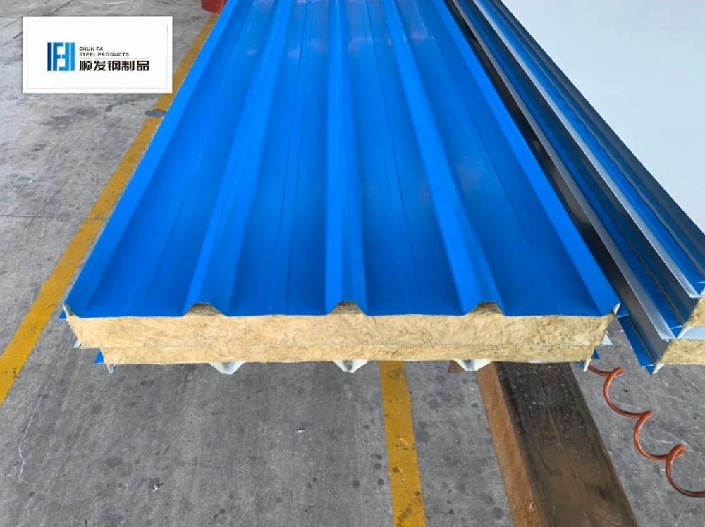 sandwich panel  Best Quality High Fireproof rock wool Energysaving Sandwich Panel Clean Room Wall