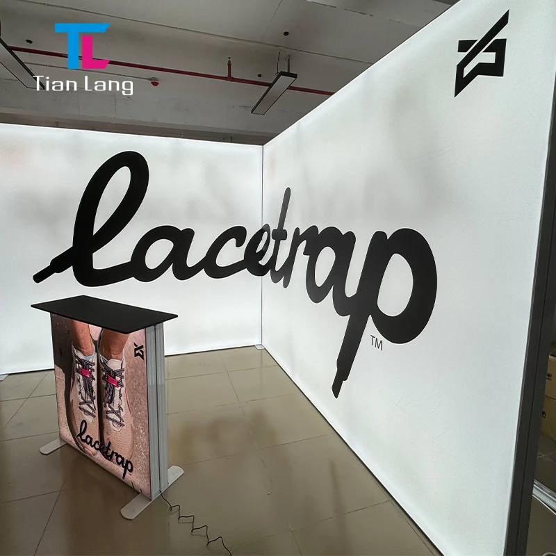 Customized Exhibition SEG Light Box LED Frameless Lightboxes for Backlit Fabric Graphic For Sales Promotions And Marketing