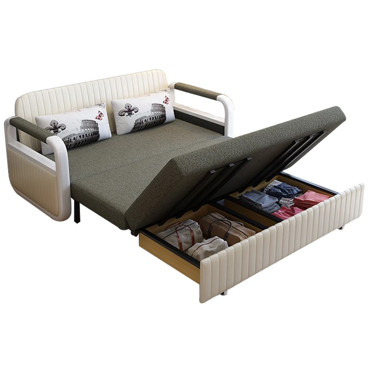 
Modern cheap living room fold bed foam folding sofa bed 