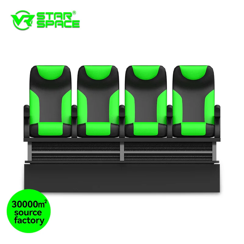 Amusement Park Games 5D Cinema System With Motion Simulator Dynamic Seats 5D Cinema Machine VR Star Space