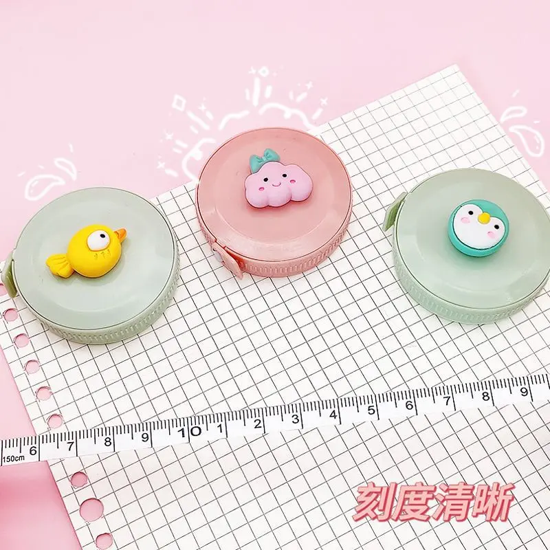 1/1.5m Cartoon Tape Measure, Style Random Simple Multi-purpose for Office Students