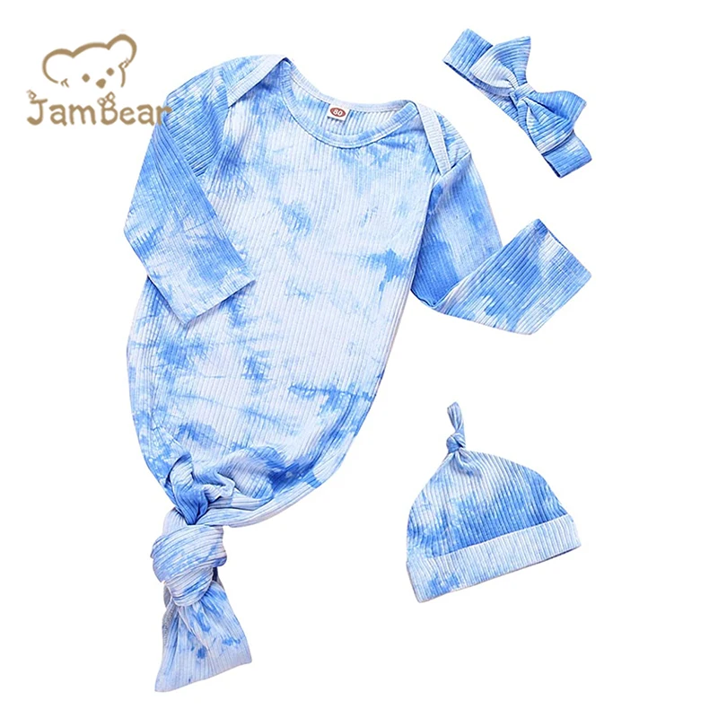 
 Детское платье JamBear из органического хлопка в рубчик, детское платье, спальный мешок, детский спальный мешок из органического хлопка с краской  