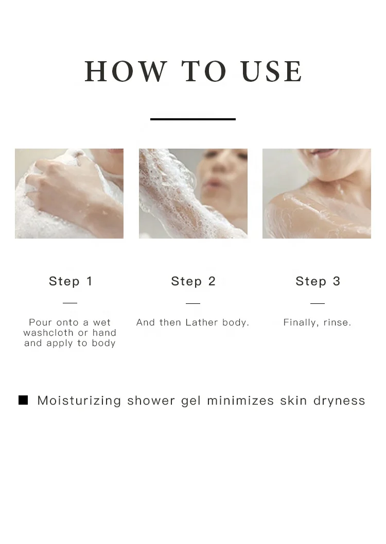 Factory Fruit Fragrance Smoothing Relief Hotel Luxury Organic Natural Shower Gel Perfume Body Wash