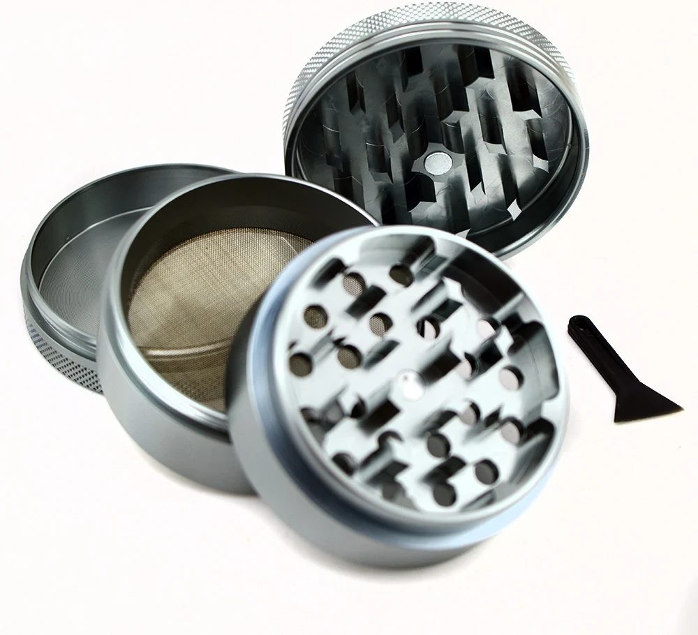 Easy to Use Private Label Sublimation Portable Mini Flashlight Aluminum Metal Herb Grinder
