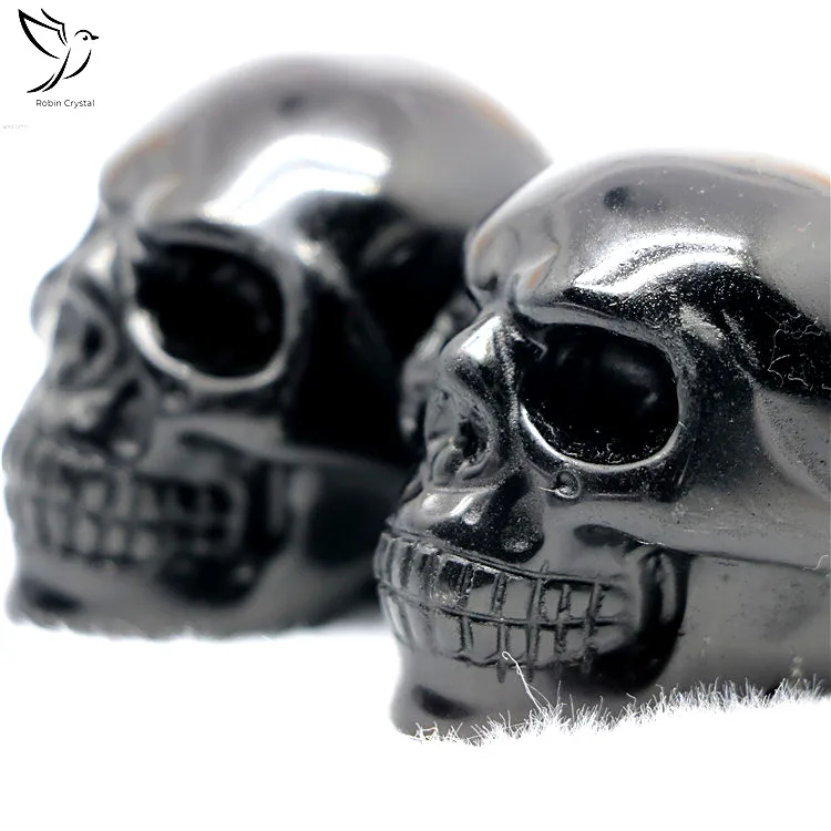 Wholesale High Quality Cheap Custom Material Obsidian Crystal Skulls Price  for Sale