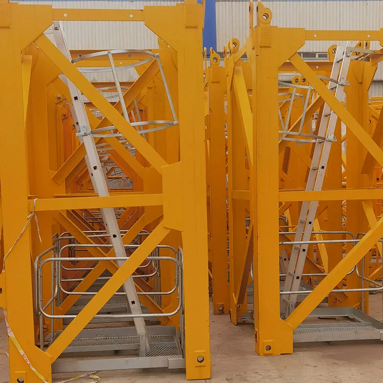 56m Height 6t Flat Top Tower Crane Jib Flat Top 6t Factory Tower Crane 6 Ton Lifting Machine Crane