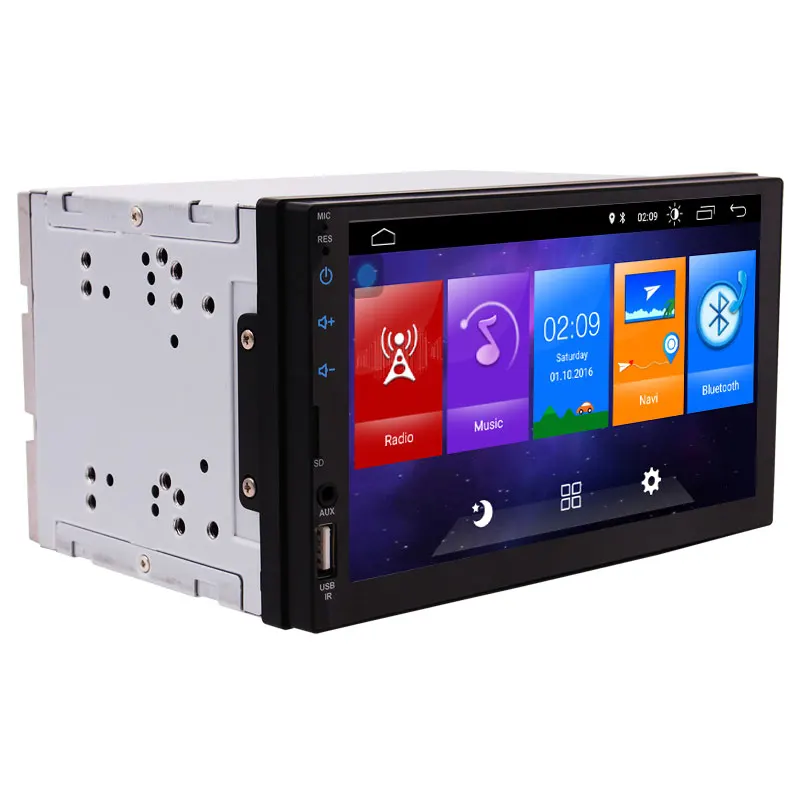  Заводская Прямая поставка Quad-core Android 10 0 двойной Din DSP carlay 7 дюймов сенсорный экран автомобильный GPS навигационная