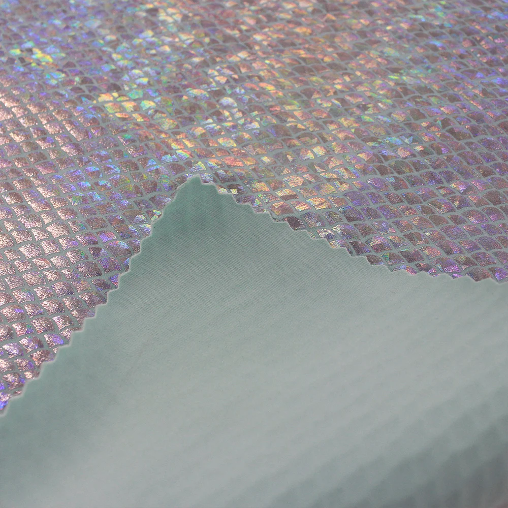 2023 New 75 Nylon 25 Spandex Fabric Hot Sale Snake-Skin Compression Garment Fabric for Swimwear