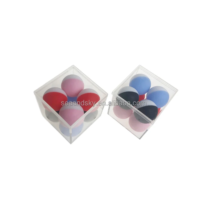 Transparent colored reusable kitchen decoration Artificial acrylic Plastic Ice Cubes for Party wine drinking cool