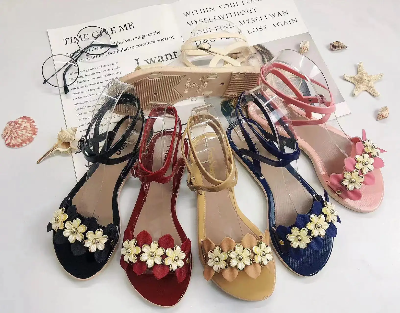 Factory Fuzzy Sandals Slippers Ladies Summer Classic Chappal Women Anti-slip Low Price Sandals