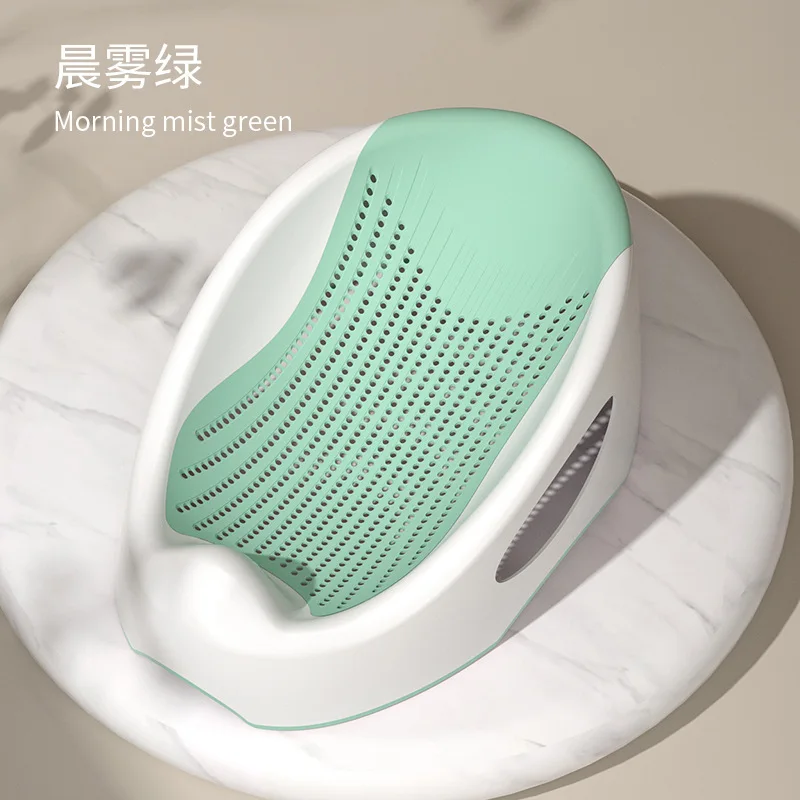 Plastic High Quality Portable New Born Shampoo Seat Support Baby Bath Safety Bath Tub Seat for wholesale