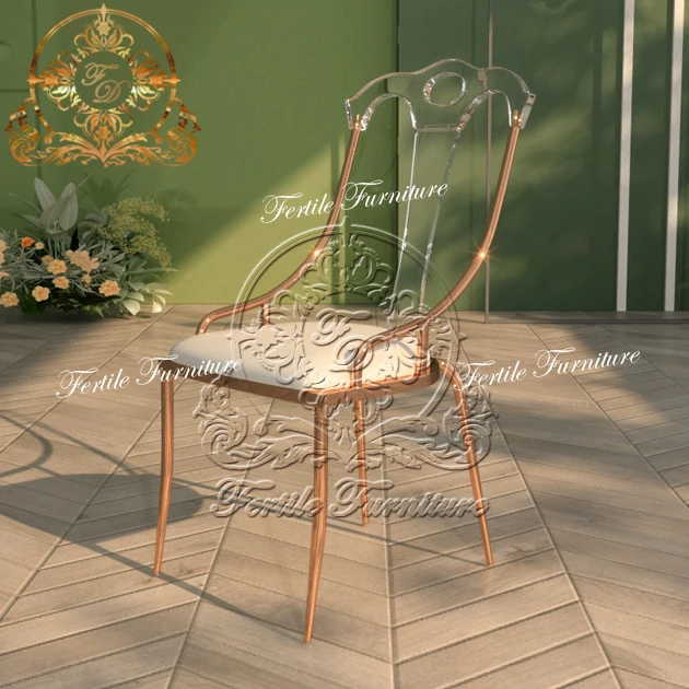 Acrylic Tiffany  Wholesale  Acrylic Chaises De Mariage Wedding Chair