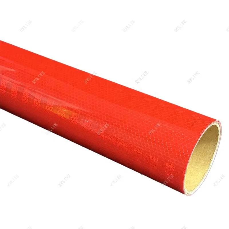 HP Latex Printing Self Adhesive Diamond Grade HIP Grade Acrylic Material Vinyl Reflective Sheeting for Traffic Sign