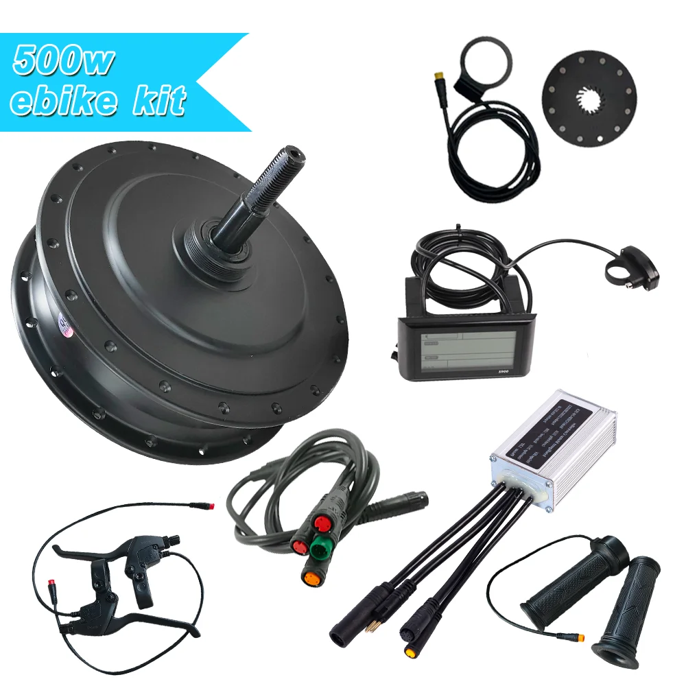 KL MOTOR rear drive 48V 500W spoke wheel hub motor for electric bicycle motor