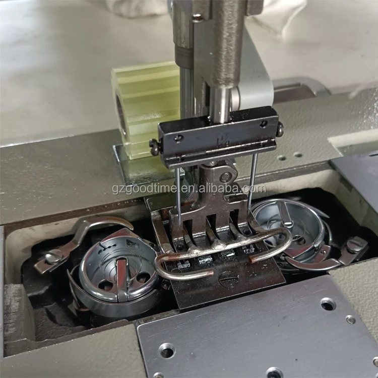 6620 Extended triple feeding synchronous double needle sewing machine for sofa luggage seat cushion tents swimming pool cover