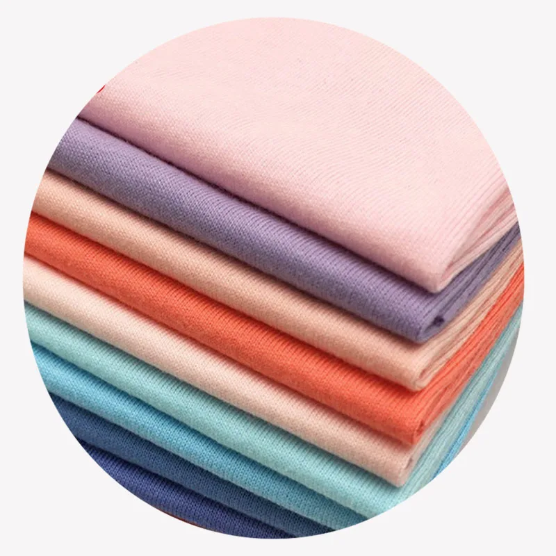 100%cotton 180g single jersey knit fabrics for clothing