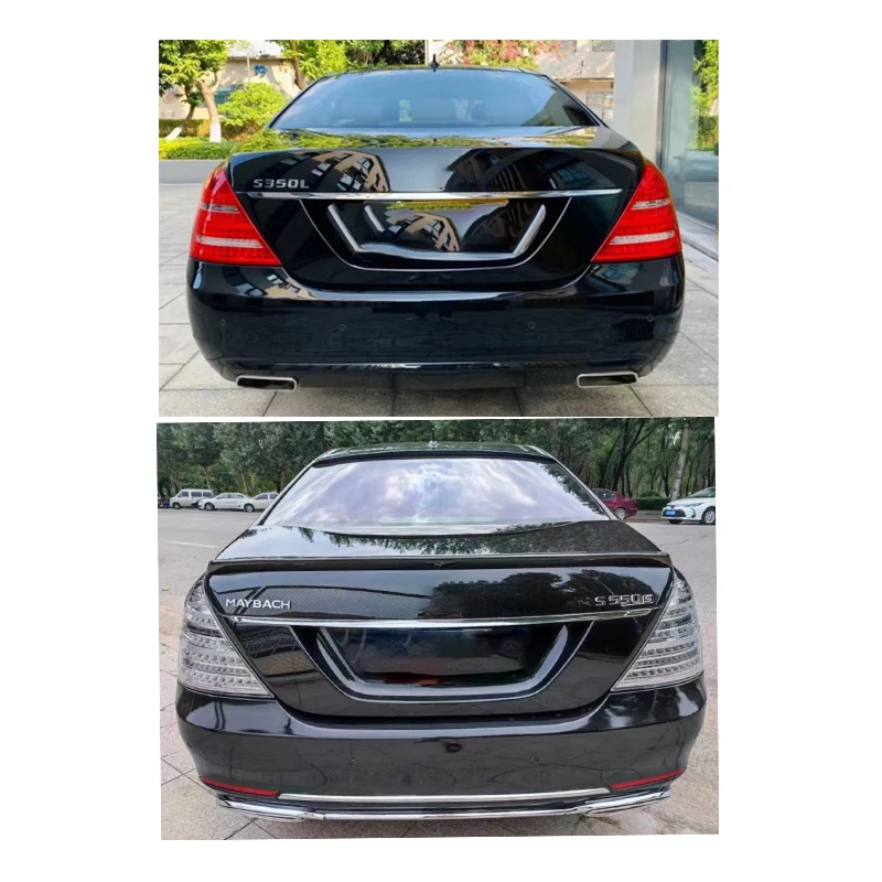 Горячая Распродажа, высококачественный комплект легкой установки, автозапчасти, передний бампер W221, обновление W222 maybach