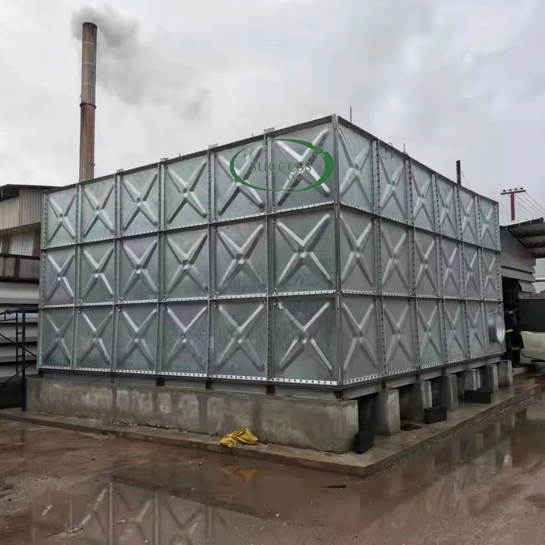 10*10*3m  elevated  pressed steel water tank for water storage Tower  Water Treatment System High Hydraulic Load