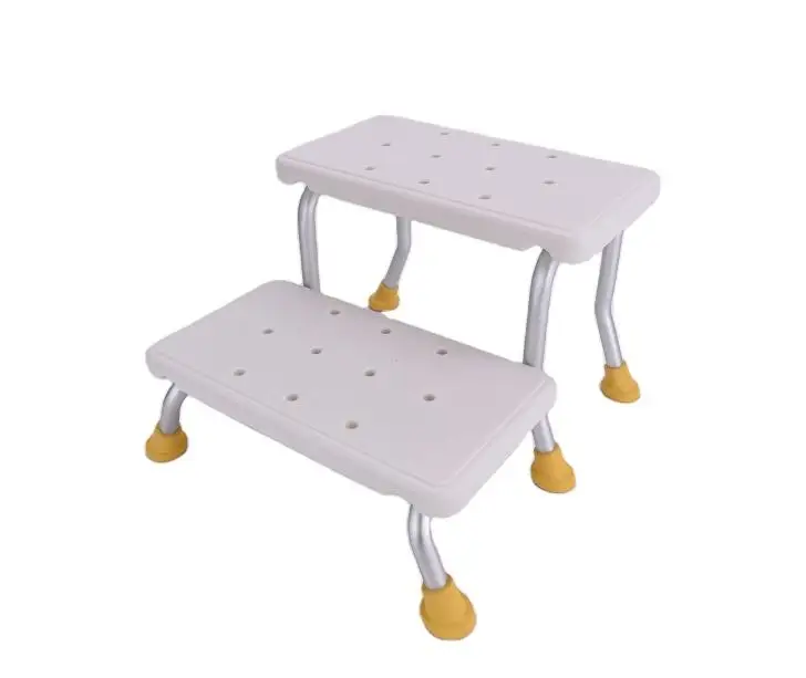 Bathroom Safety Equipments Durable Plastic 2 Step Foot Stool shower chair bath bench
