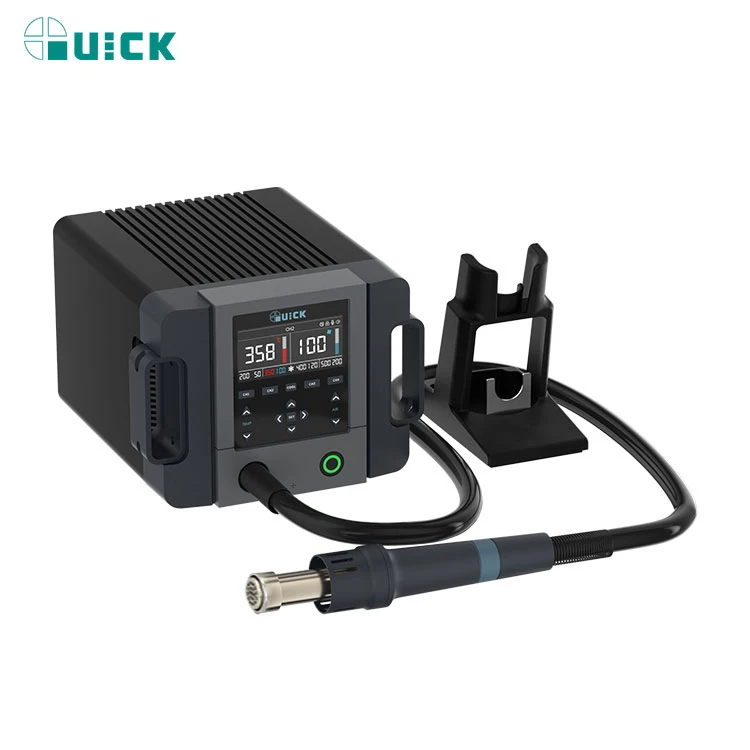 QUICK 861PRO Smart Hot Air Desoldering Staction For Mobile Phone Motherboard Ic Chip Level PCBA Repair Station