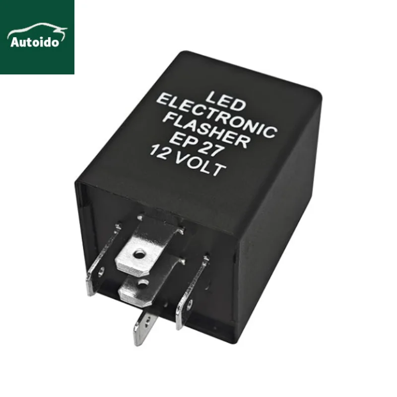 5 Pins EP27 LED Flasher Relay, Bulb LED Turn Signal Fix for Fast Hyper Flash Compatible